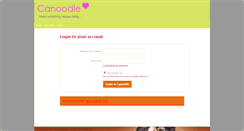 Desktop Screenshot of dating.canoodle.me.uk